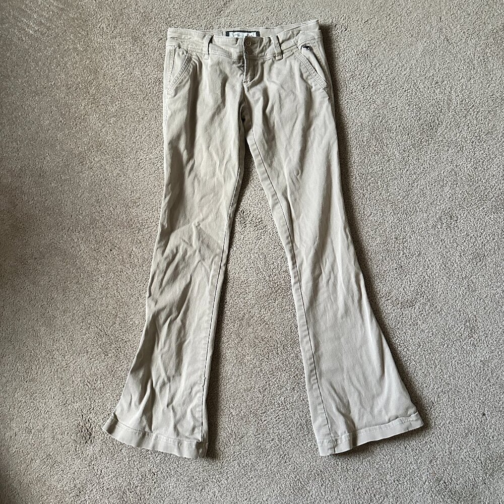 y2k low-rise khakis by Abercrombie & Fitch
